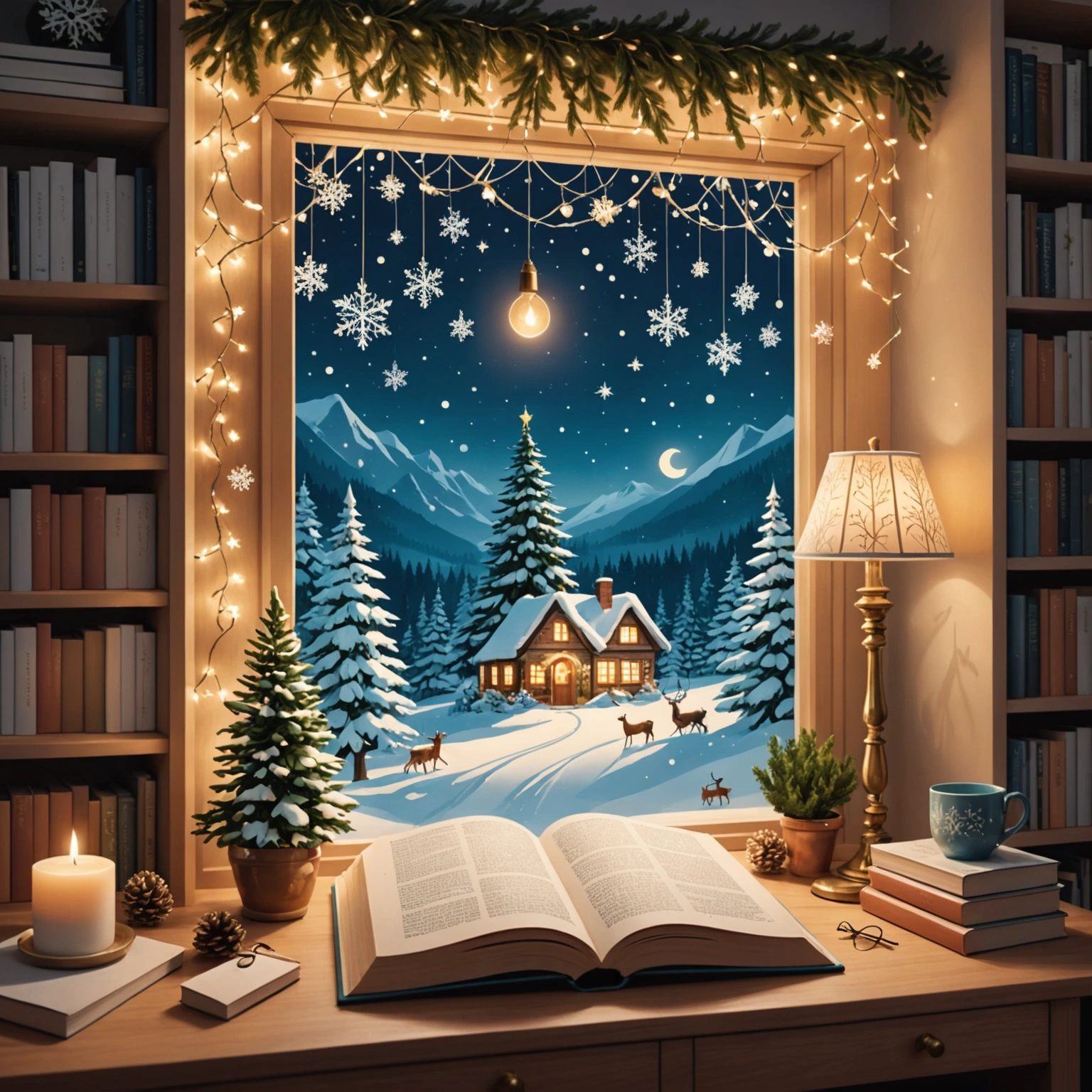 Погружение в магию зимних страниц: книги с новогодней атмосферой как источник вдохновения